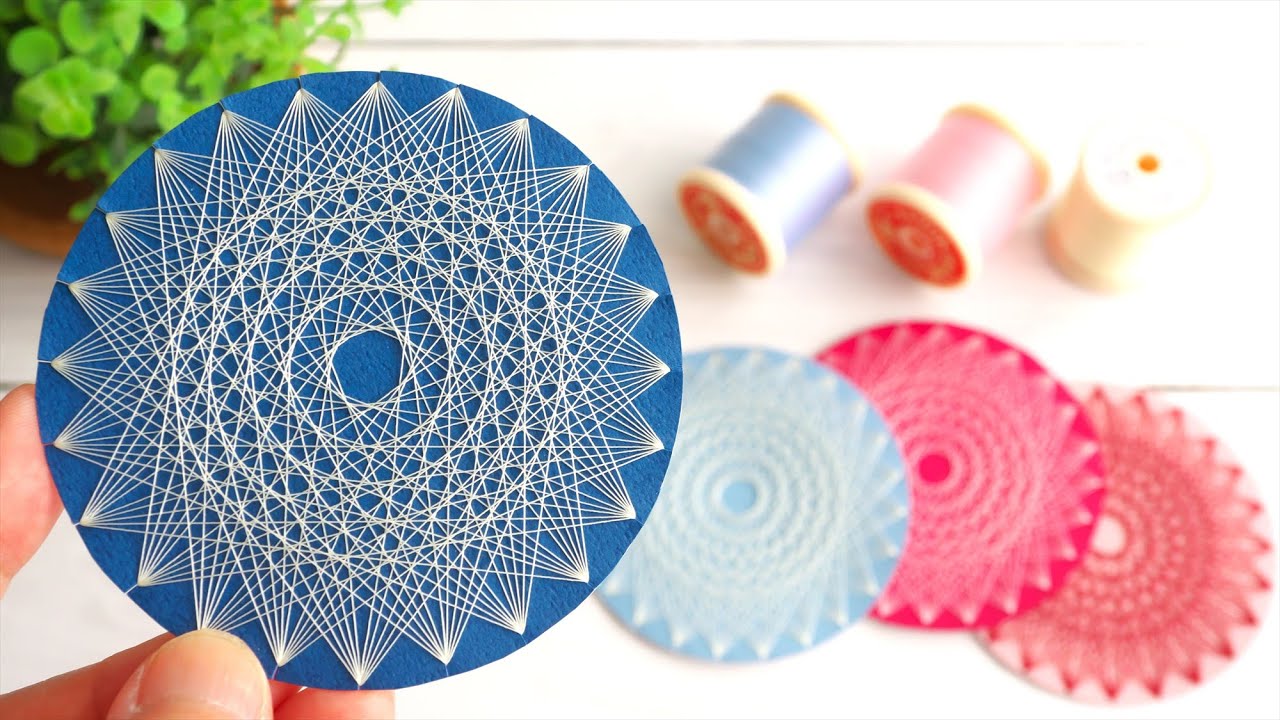 DIY Basic String Art Tutorial - YouTube