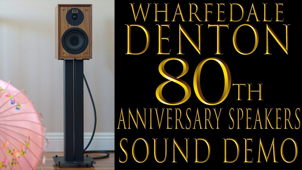 Denton 80th Anniversary Bookshelf Speakers in Walnut (Pair