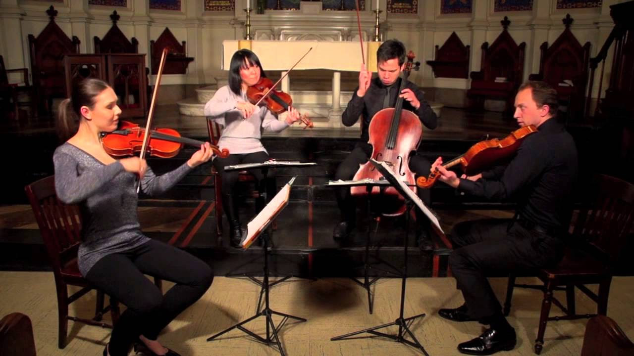 Attacca Quartet plays Fanny Mendelssohn String Quartet -- First