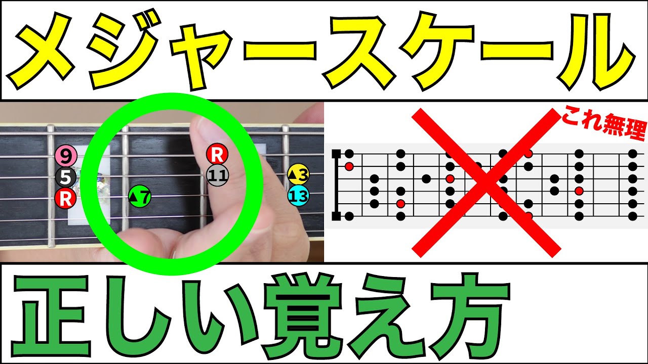 メジャースケールの覚え方】初めてのメジャースケールはこう覚えよう