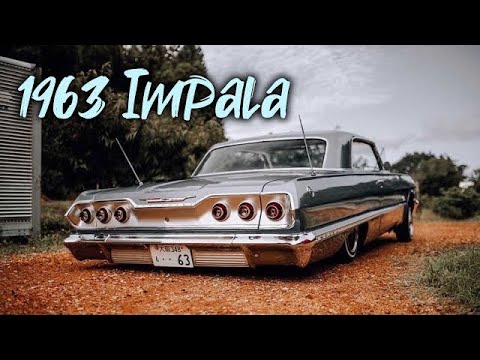 ローライダー1963シボレーインパラで大阪アメ村へ【愛車紹介】 - YouTube