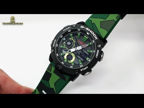 G-SHOCK X GORILLAZ CAMOUGLAGE LIMITED EDITION GA2000GZ-3A - YouTube