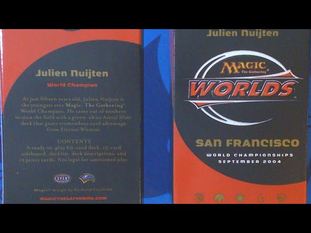 Magic Worlds 2004 World Championships Deck - Champion Julien
