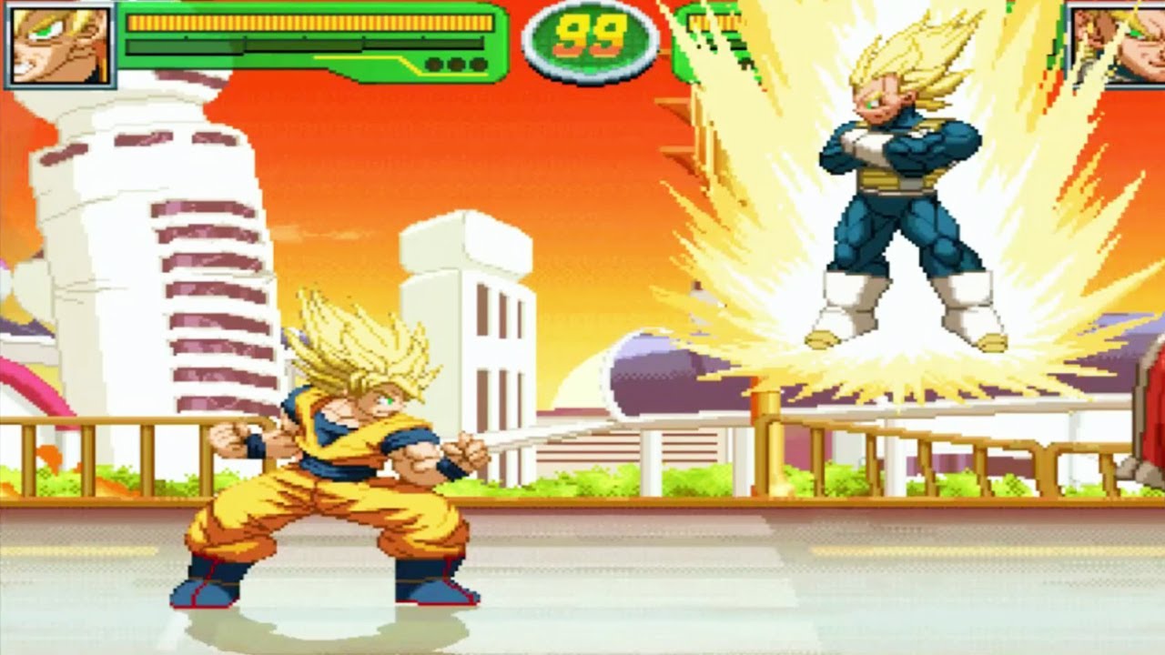 HDBZ - Goku vs Vegeta - YouTube