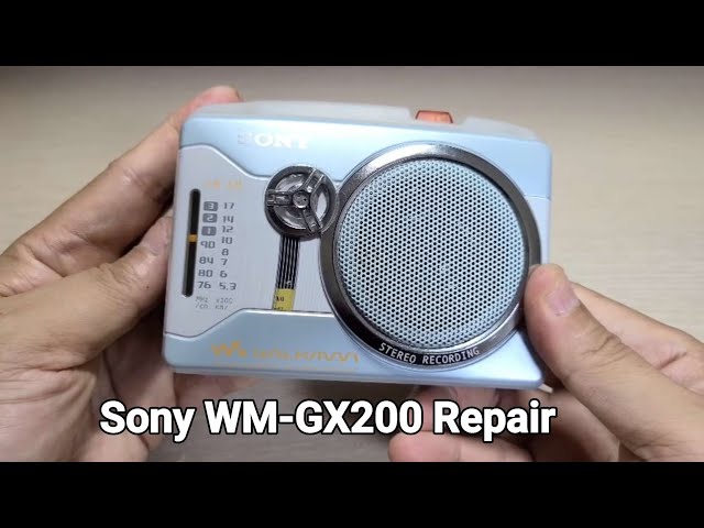 Sony WM-GX200 Repair Cassette Player Walkman - YouTube