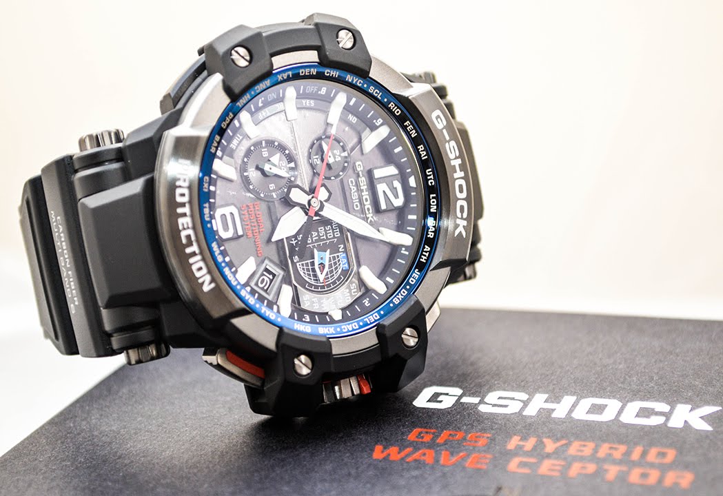 Casio GSHOCK GRAVITY MASTER GPW1000-1A REVIEW | How To Set Time