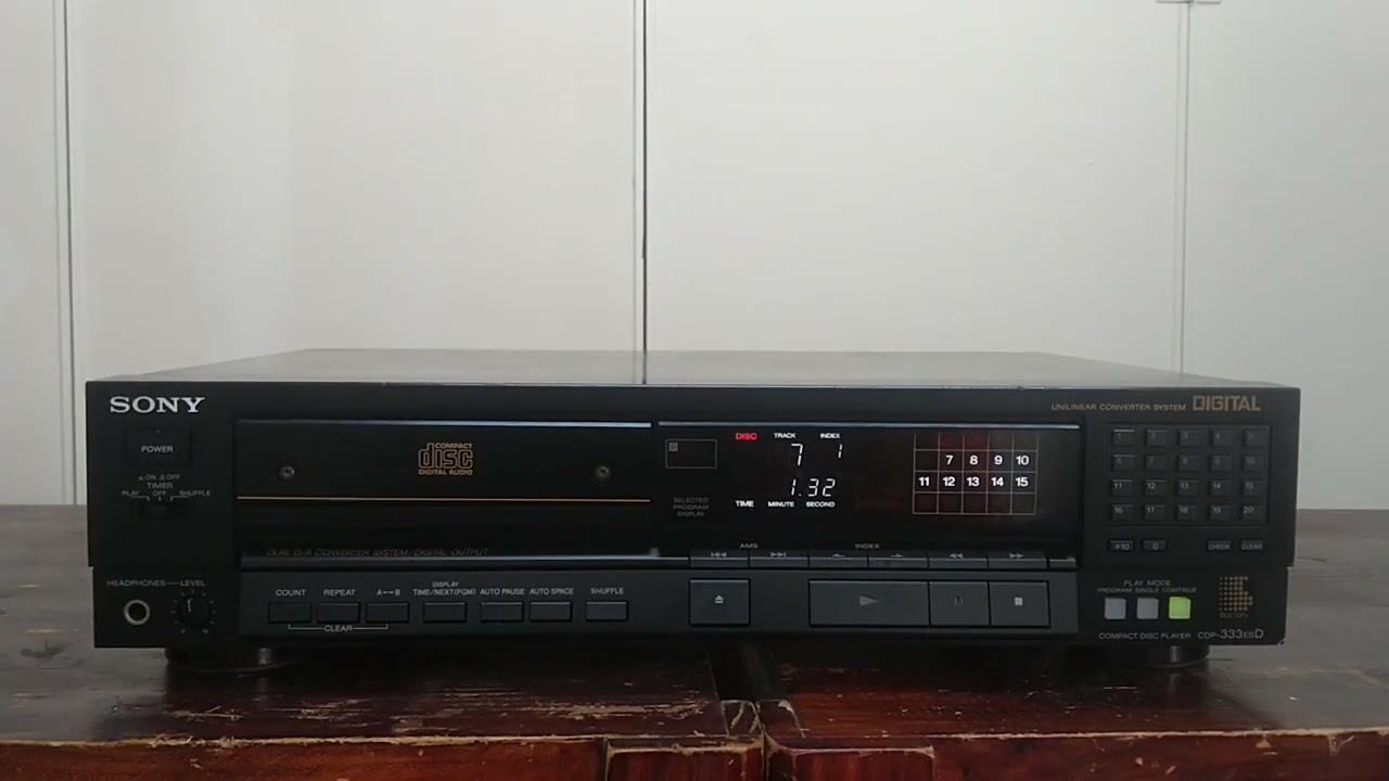SONY CDP-333ESD - YouTube