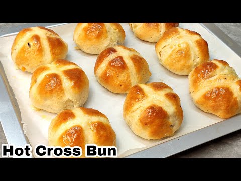 Hot Cross Bun Recipe| Super Soft & Tasty Hot Bun| बच्चो की