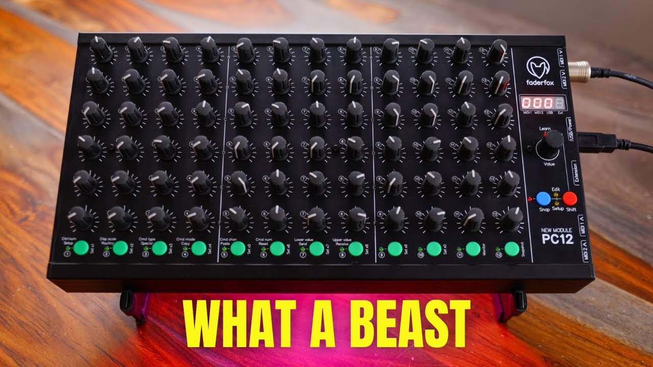 Faderfox DJ44 Midi Controller - YouTube