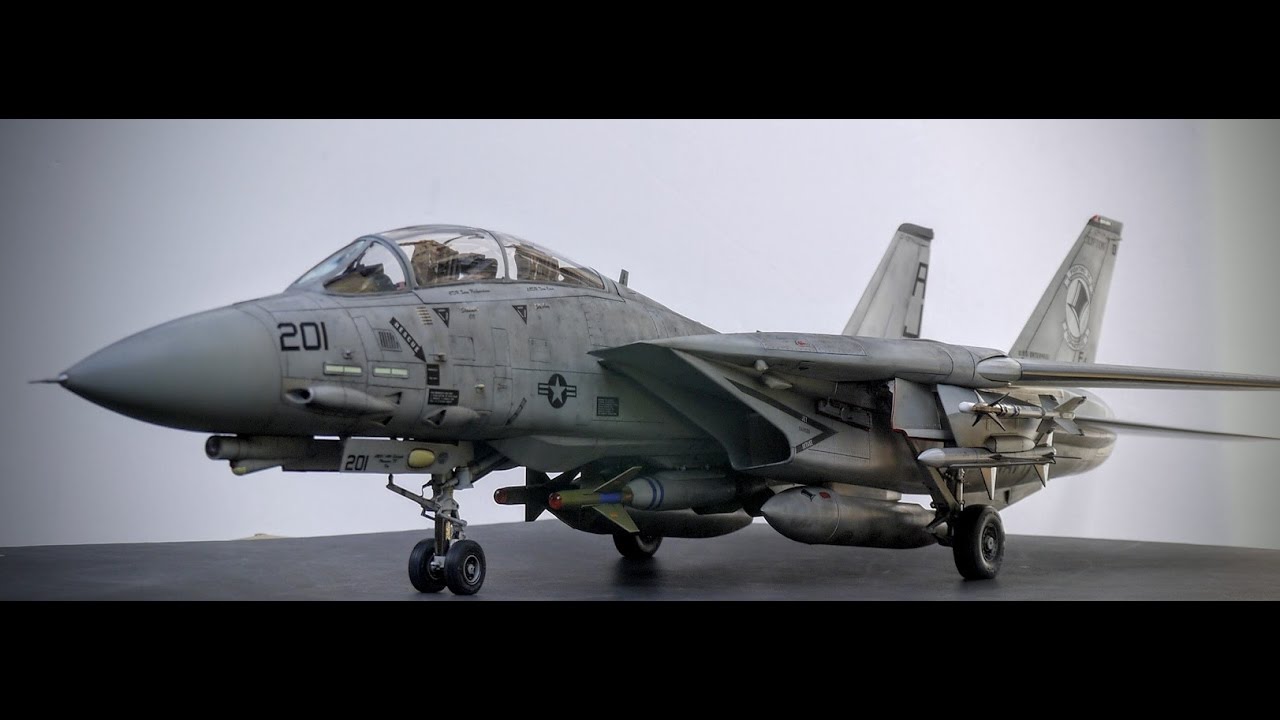 F-14A TOMCAT BIG DIORAMA TAMIYA 1/32 - YouTube