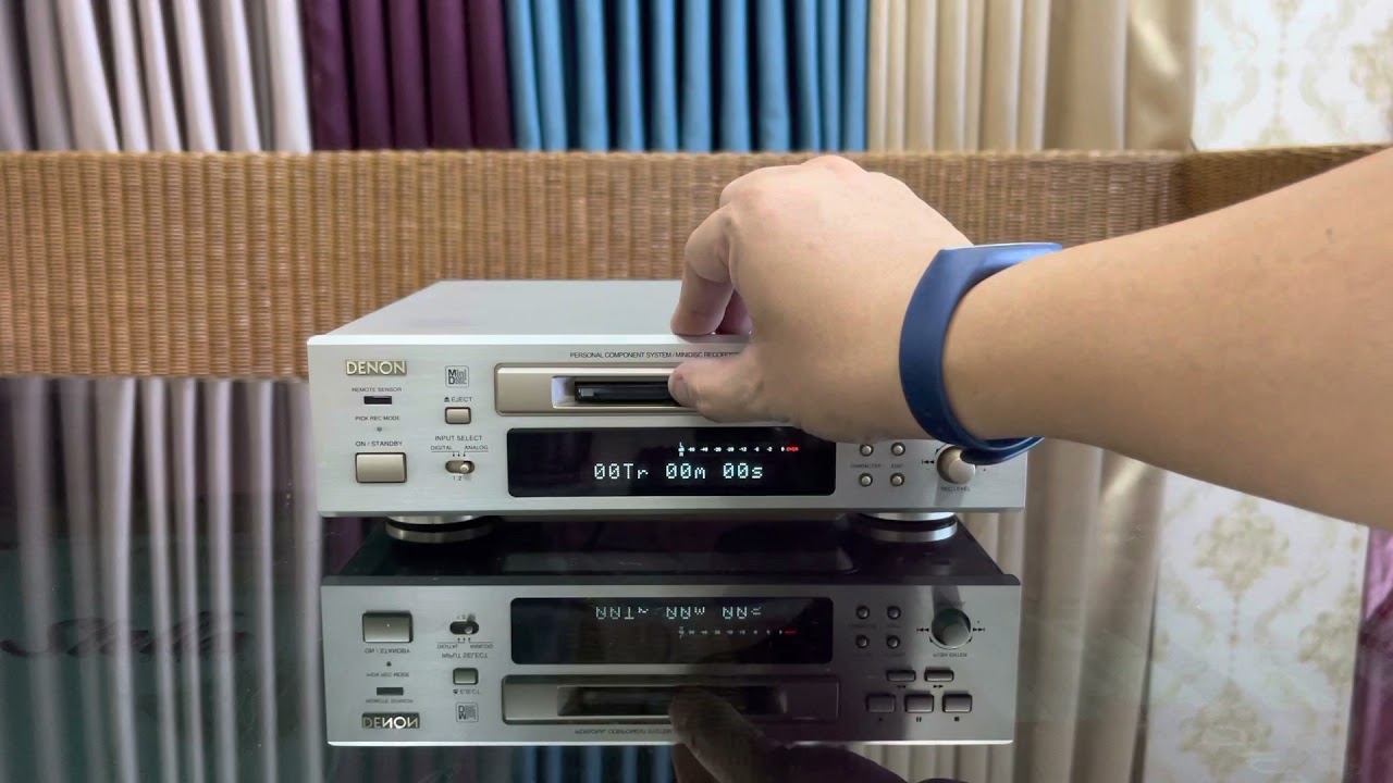 Deck MD Denon รุ่น DMD-F100 - YouTube