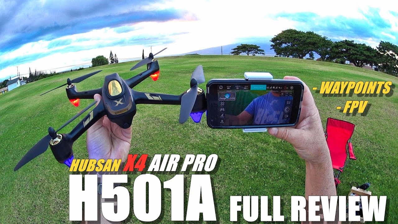 HUBSAN H501A X4 AIR PRO Waypoints FPV Drone - Full Review