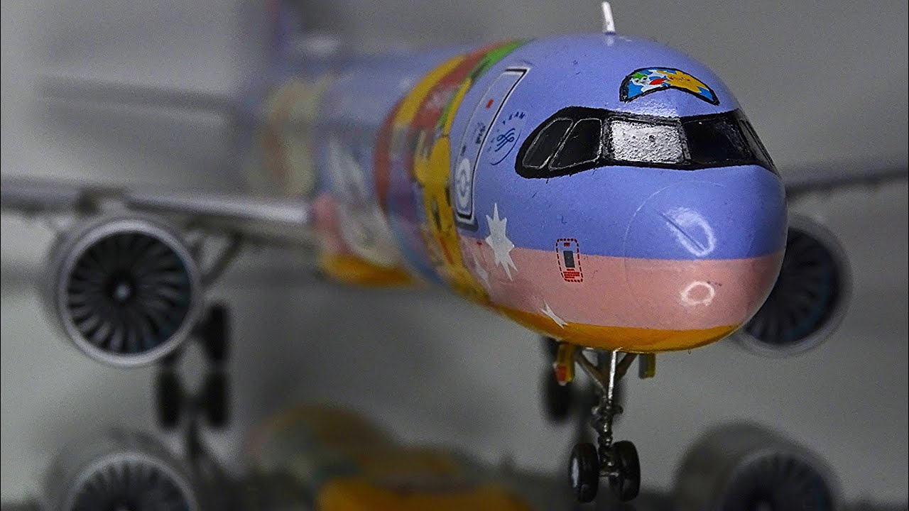 ASSEMBLY|1/144|Zvezda|Airbus a321neo|China Airlines|Pokemon