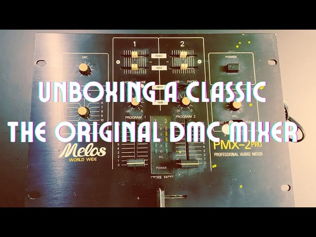 Unboxing and Reviewing the classic DMC PMX-2 Pro Mixer - YouTube