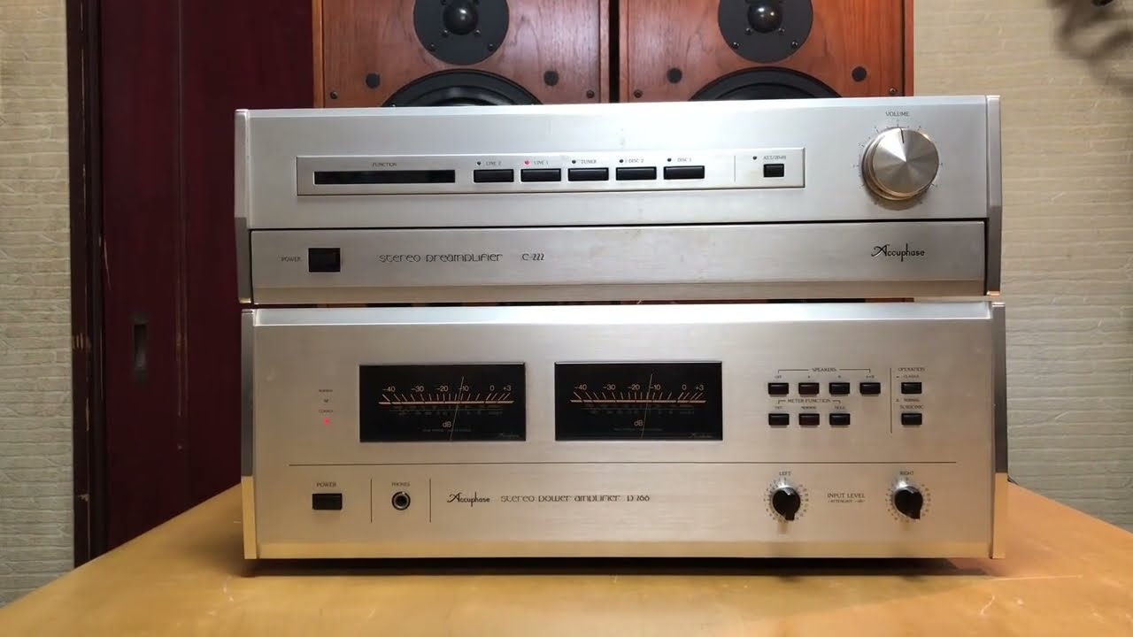オーディオ視聴動画 accuphase C-222 P-266 セパレートアンプ