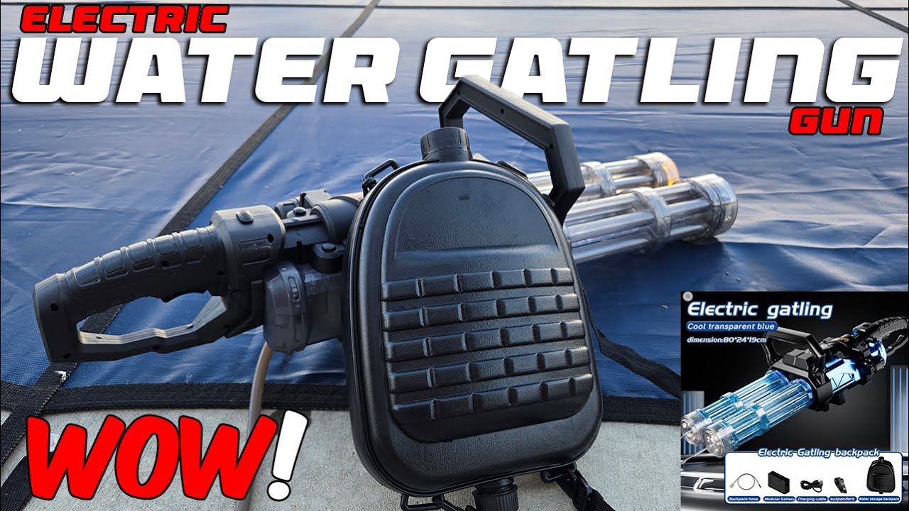 Is This Electric Water Gatling Gun the Coolest Toy Ever? - YouTube