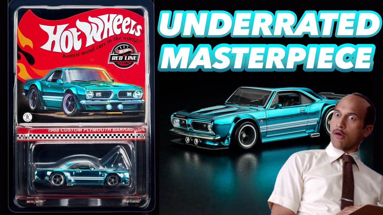 Hot Wheels RLC 68 custom Plymouth Barracuda | Unboxing and Review