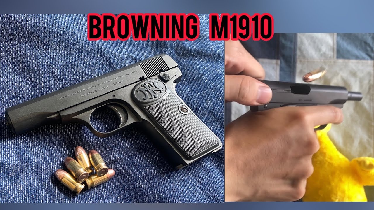 モデルガン】ブローニング M1910 #ルパン三世 - YouTube