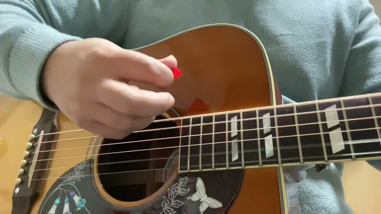 Gibson Hummingbird std. 2017 - YouTube