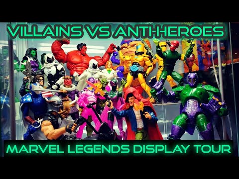 Marvel Legends Villains vs Anti Heroes Display Tour! 20 Action