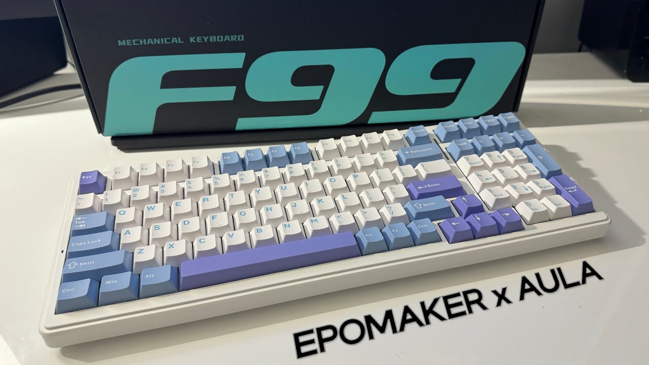 EPOMAKER x AULA F99 - The Nicest Keyboard Ever - YouTube