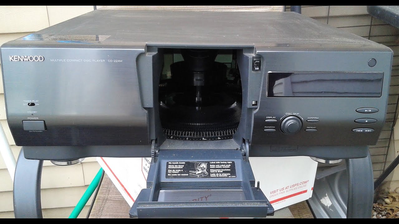 Kenwood CD-224M Carousel CD player - YouTube