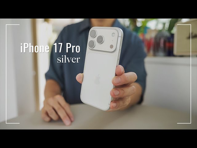iPhone 17 Pro] First impressions The silver version is better