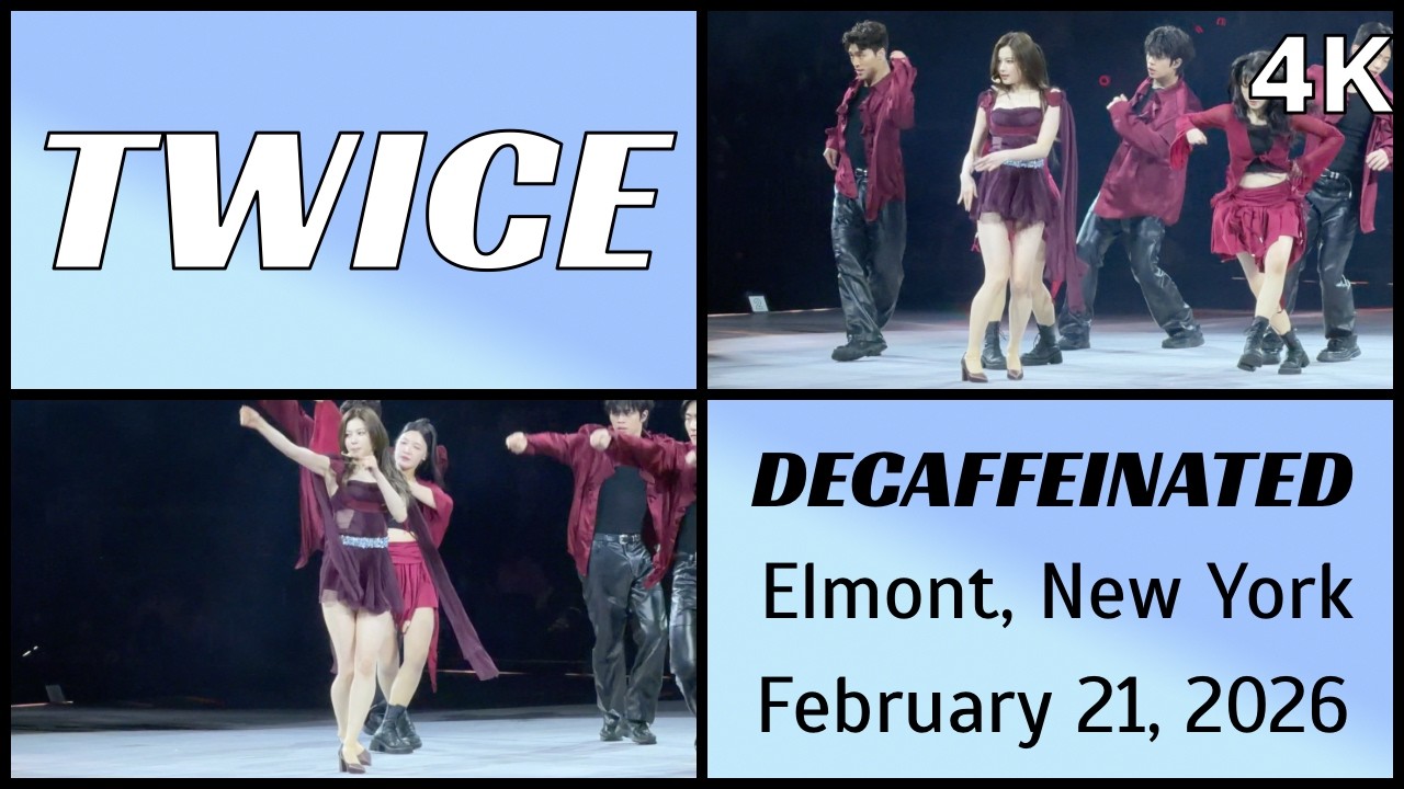 260221 트와이스 TWICE 사나 Sana Fancam - DECAFFEINATED live @ UBS