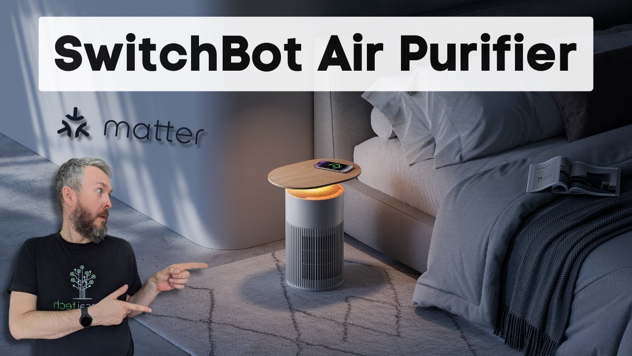 SwitchBot Air Purifier Table - more then just clean air - YouTube