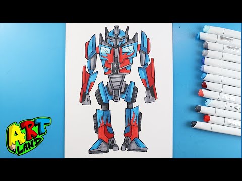 How to Draw OPTIMUS PRIME - YouTube