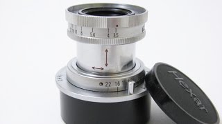 Konishiroku HEXAR 50mm F3.5 - YouTube