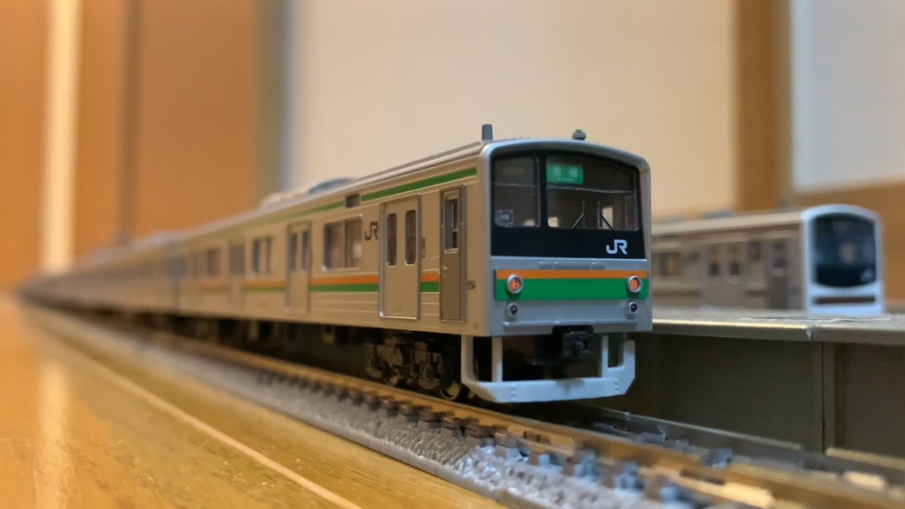 Nゲージ】 KATO 205系600番台 宇都宮線・日光線 走行動画！ - YouTube