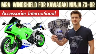 MRA 4025066176038 R Racing Windshield for Kawasaki Ninja ZX-6R