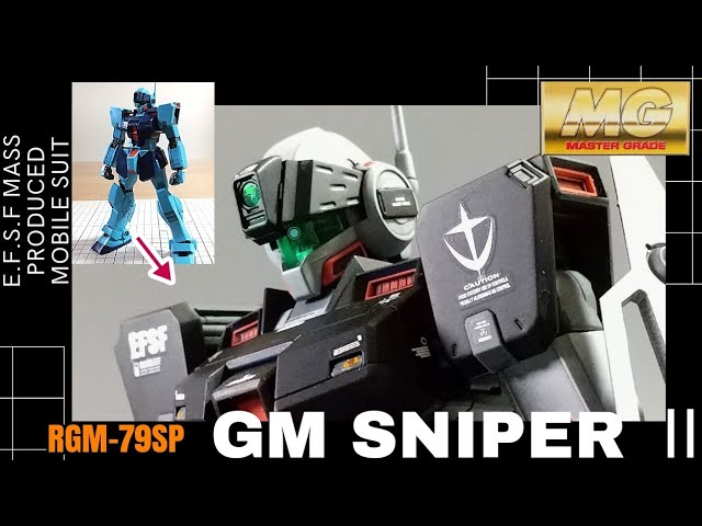 ガンプラ】MG ジムスナイパーⅡリド・ウォルフ機カラーで塗装してみた