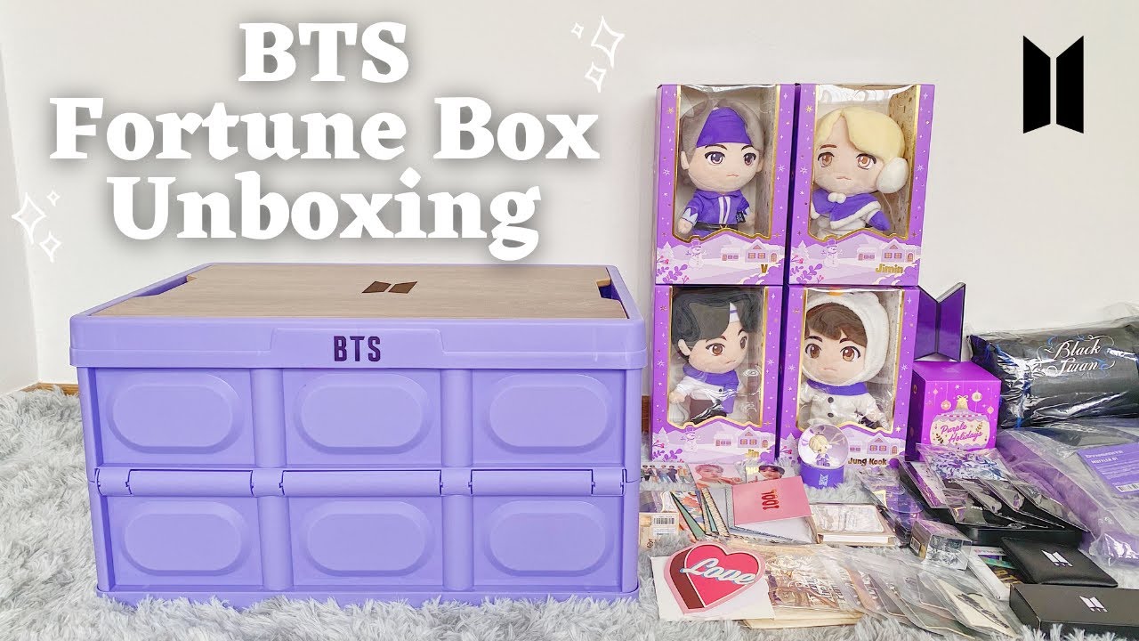 BTS FORTUNE BOX: Purple Edition (ver. B) Unboxing | Box worth