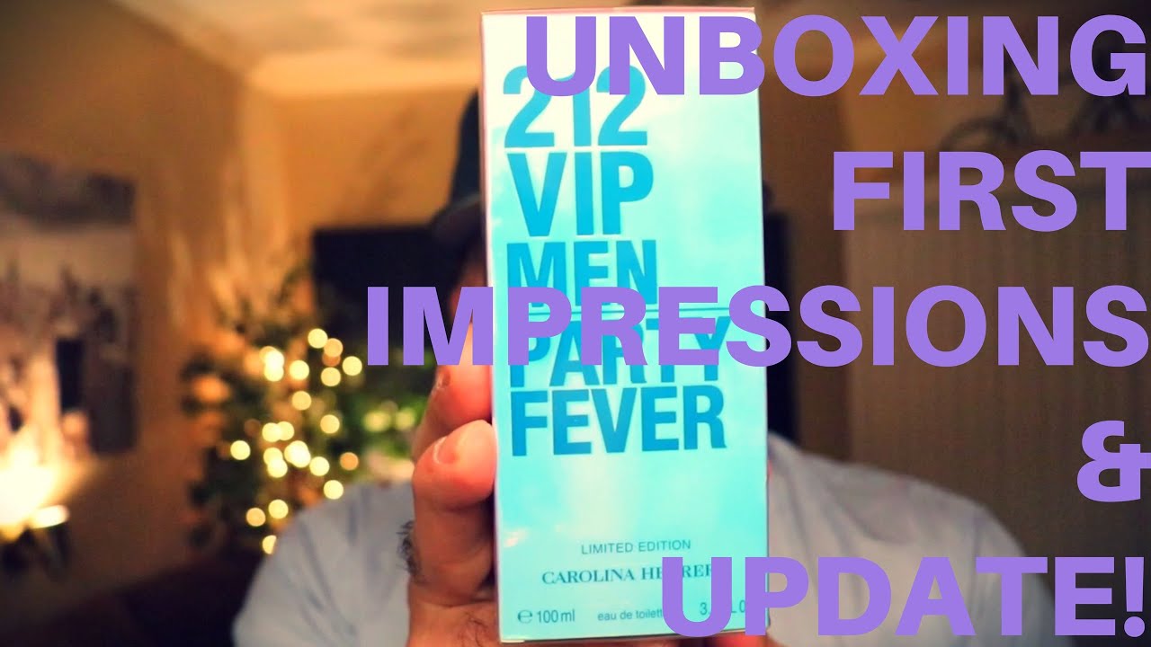 212 VIP Men - Party Fever by Carolina Herrera - YouTube
