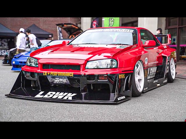LB☆スーパーシルエット】WORKS SKYLINE LB-ER34 - YouTube