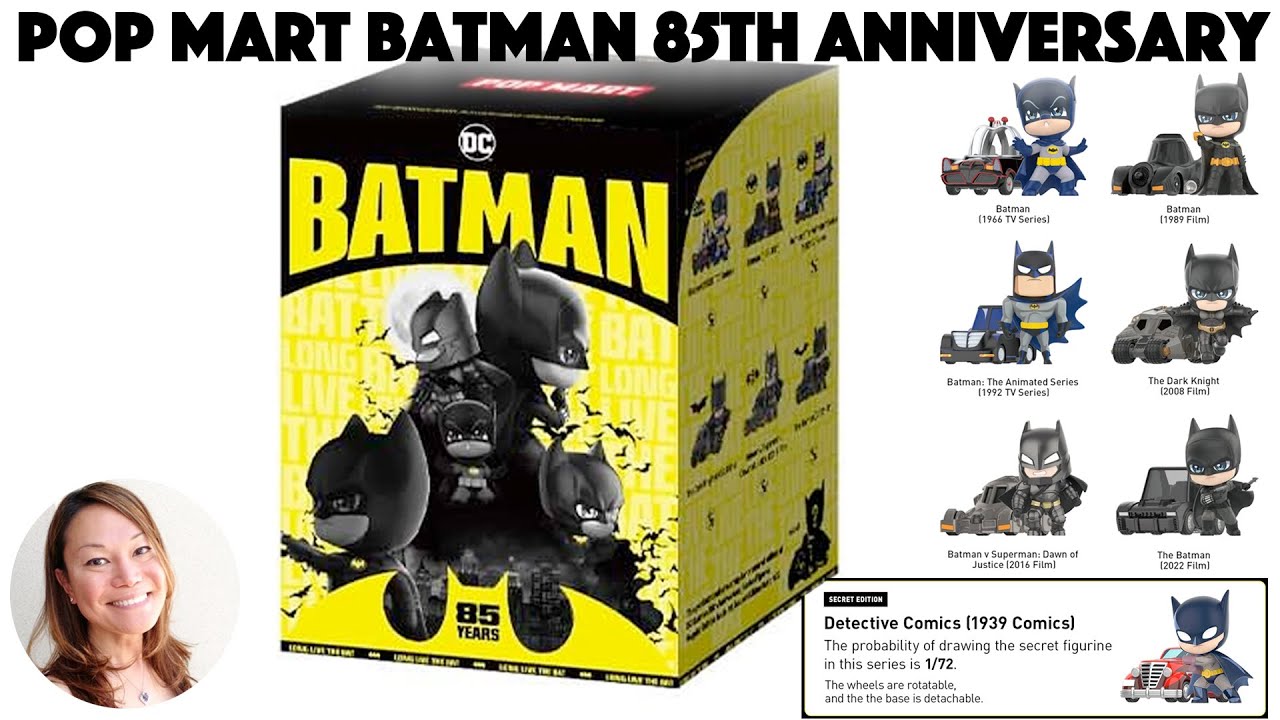 Pop Mart Batman 85th Anniversary Blind Box Unboxing - YouTube