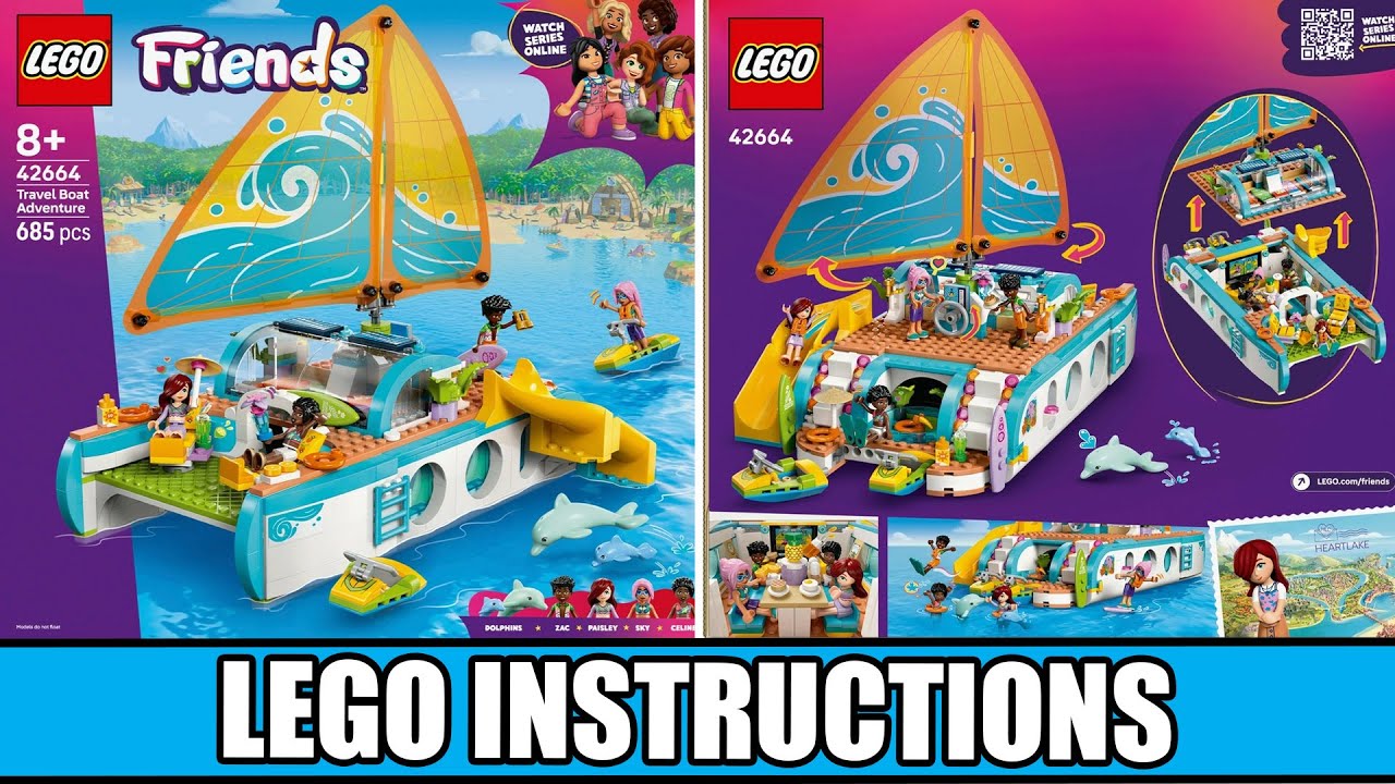 LEGO Instructions - Friends - 42664 - Travel Boat Adventure