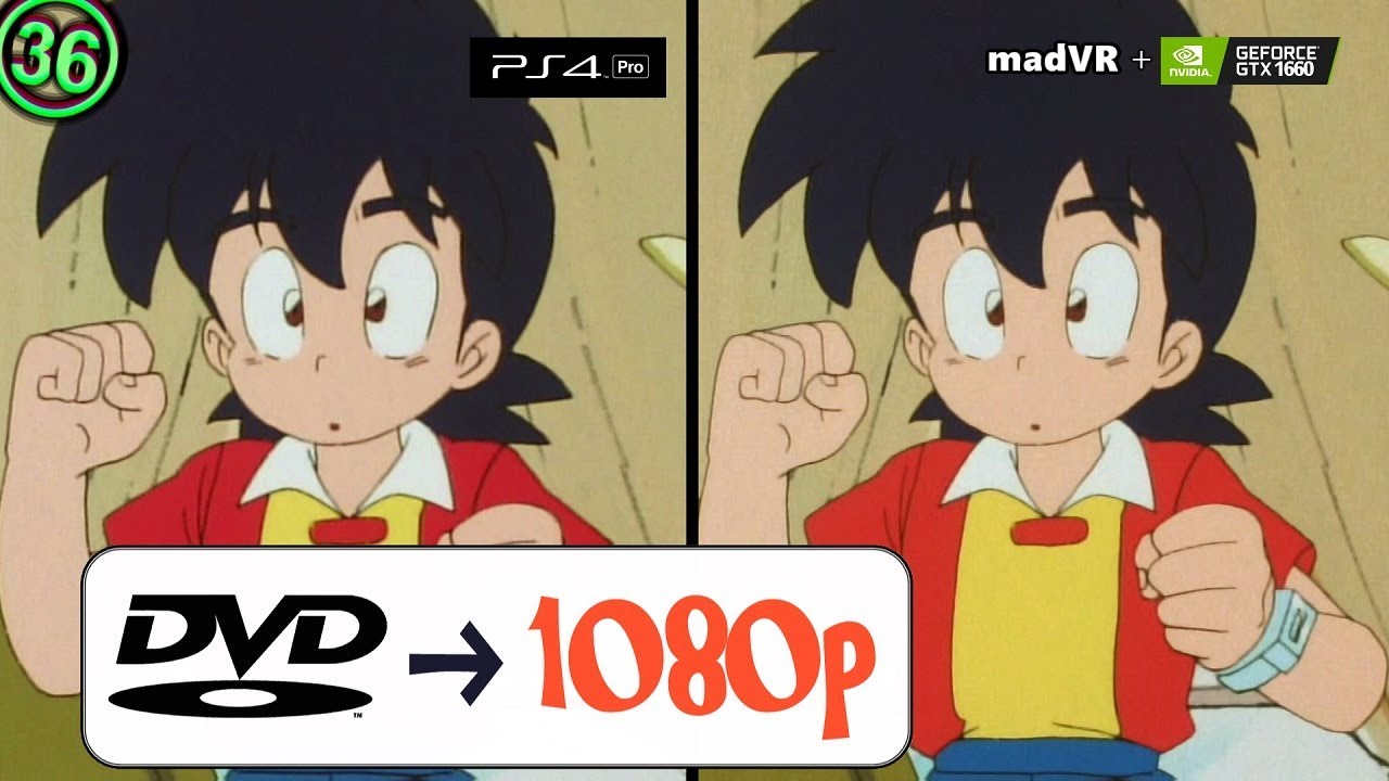 BD未発売のアニメDVD（風まかせ月影蘭）を最高画質で観ようよ！madVR