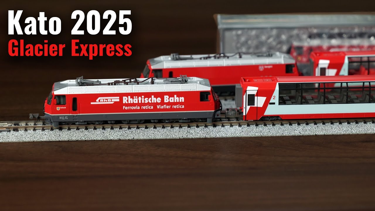 Kato 2025 Glacier Express Release - YouTube