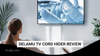 Delamu TV Cord Hider Product Review | Hide Cables Like a Pro - YouTube