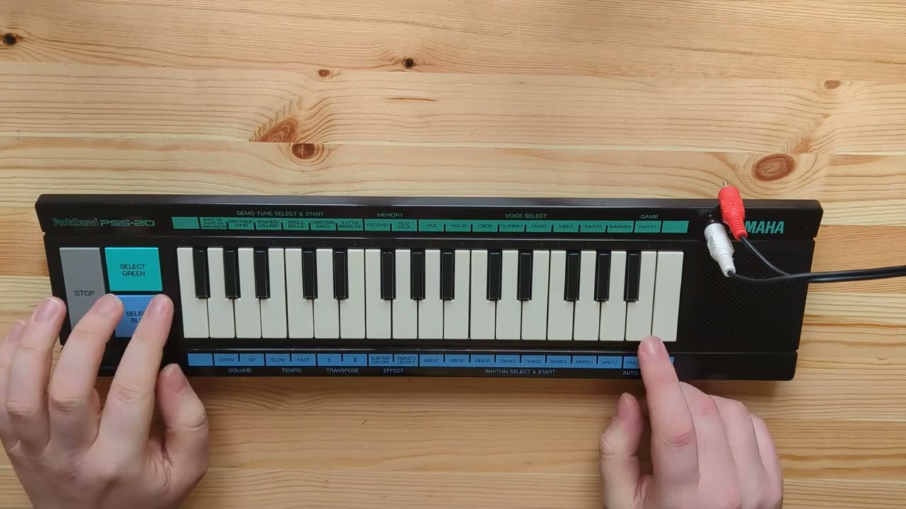 ⚡ YAMAHA PSS 20 old keyboard toy inside maintenance - YouTube