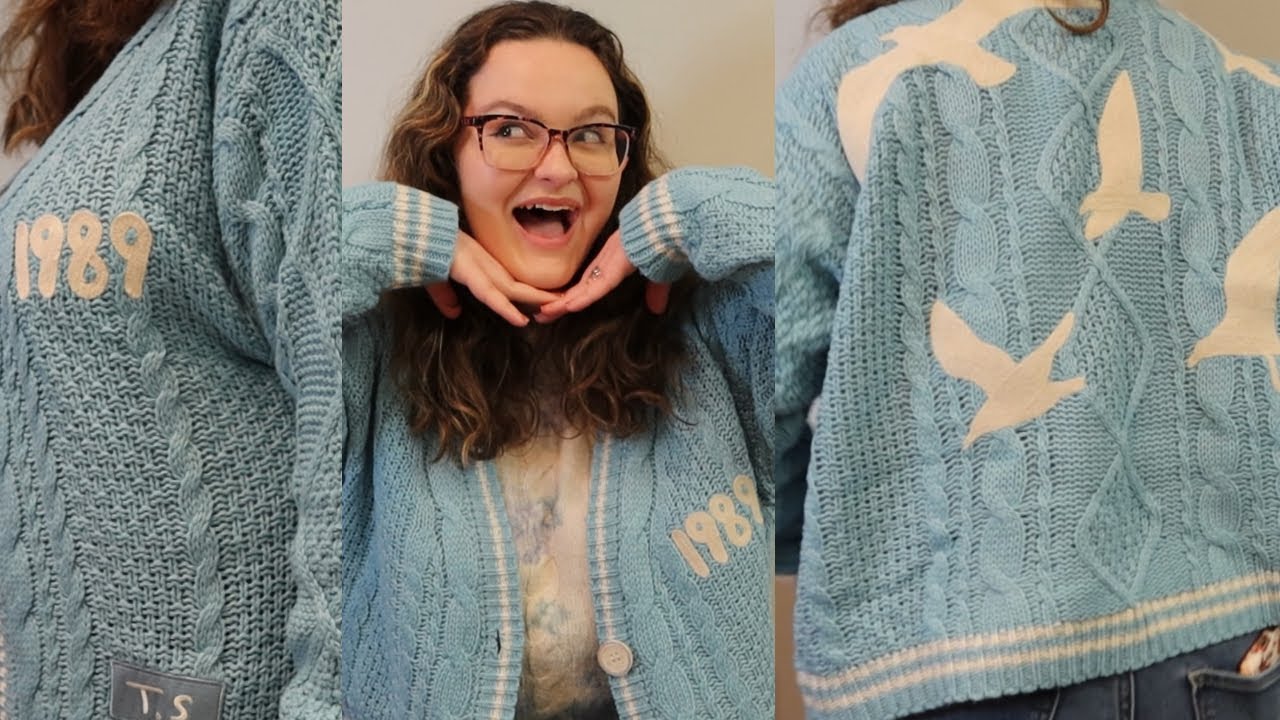 UNBOXING MY 1989 (TAYLOR'S VERSION) CARDIGAN - YouTube
