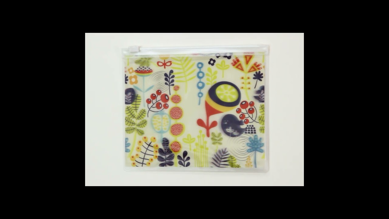 PVCレンチキュラースライダーポーチ 小サイズ 仕切り有り