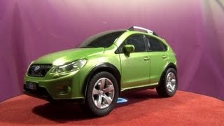 スバル XVハイブリッド ぶつからないミニカー - YouTube