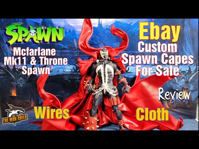 Ebay Custom Cloth and Wired Capes For The Mcfarlane Mk11 or Wave 3