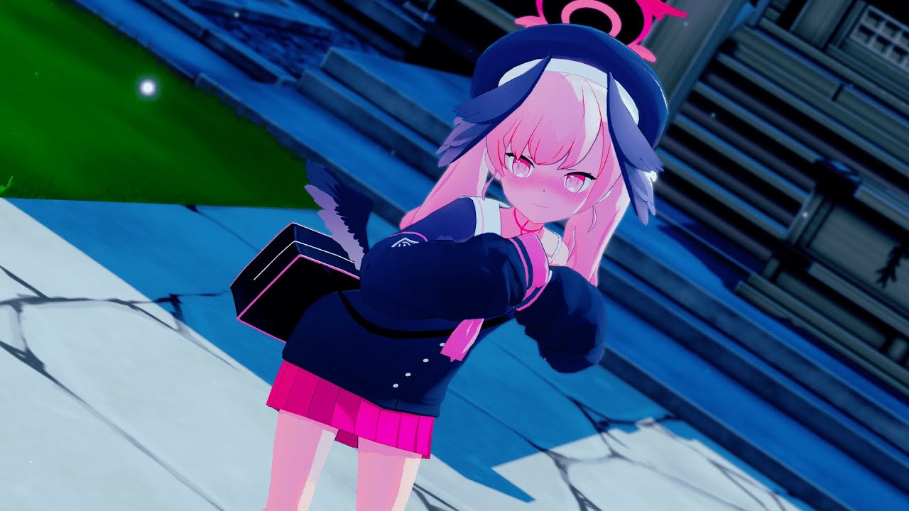 ブルアカ/Blue Archive/MMD】下江コハル×愛言葉Ⅳ【二次創作MMD