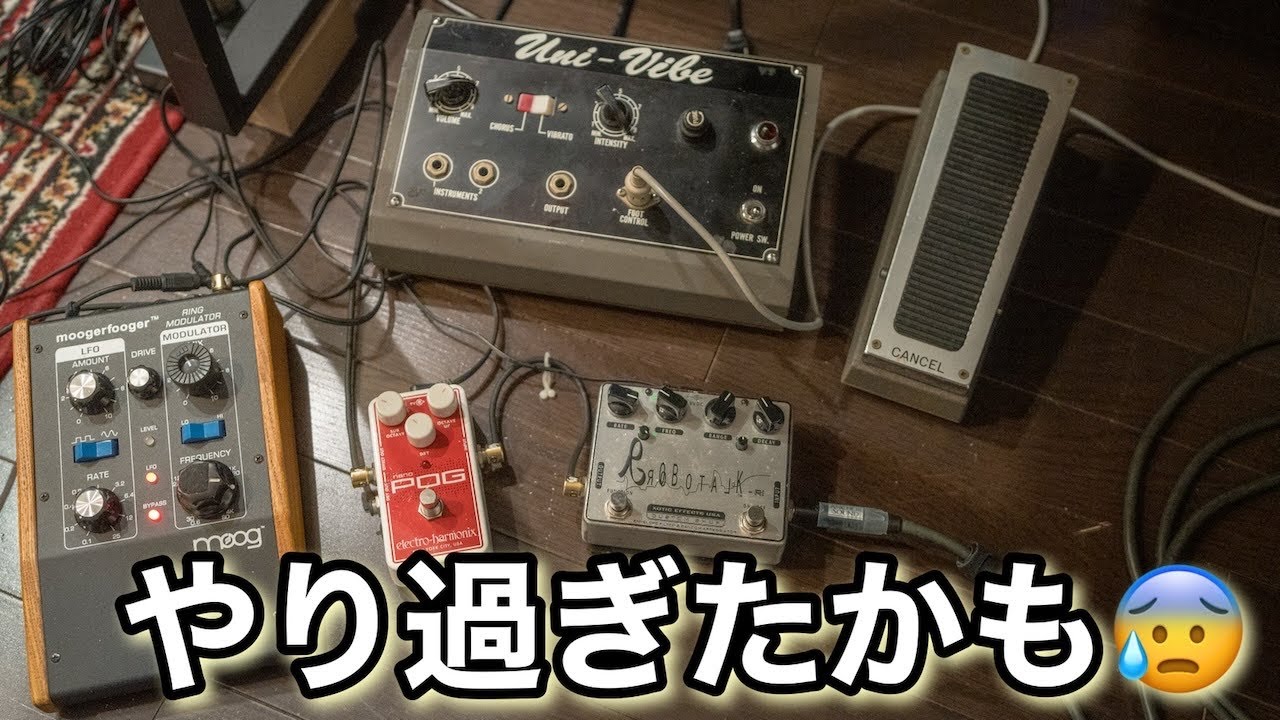 エフェクター紹介】飛び道具系ヤバい組み合わせでめちゃ個性的な音出し