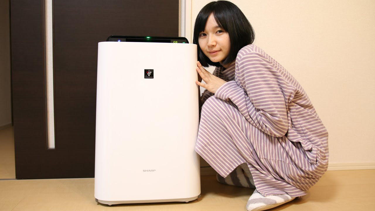 プラズマクラスターの加湿空気清浄機を買いました。 - YouTube